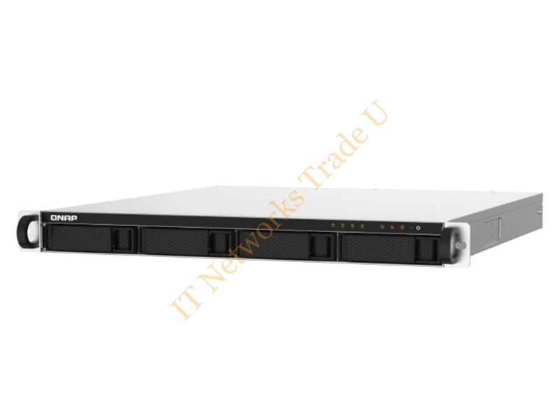 TS-453BU-4G/24TB-IW - QNAP TS-453BU NAS Rack (1U) Ethernet LAN Aluminium, Black NAS Servers
