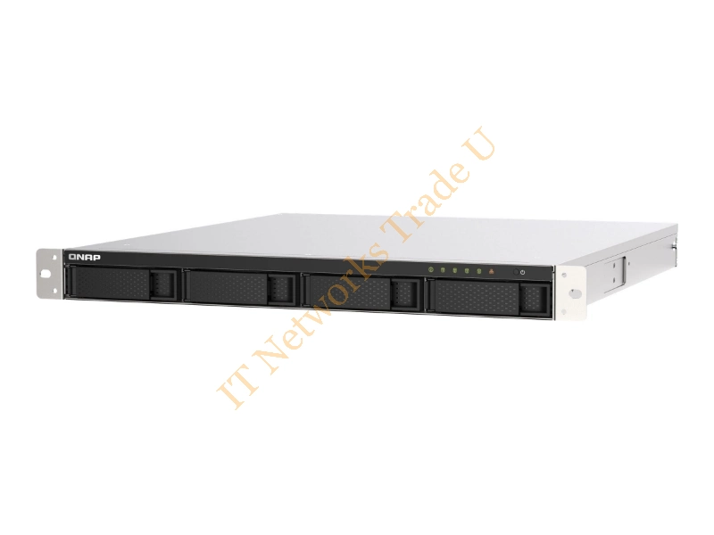 TS-453BU-4G/24TB-RED - QNAP TS-453BU NAS Rack (1U) Ethernet LAN Aluminium, Black NAS Servers
