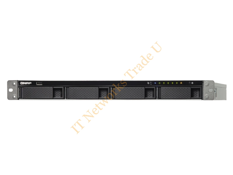 TS-463XU-4G - QNAP TS-463XU NAS Rack (1U) Ethernet LAN Black NAS Servers