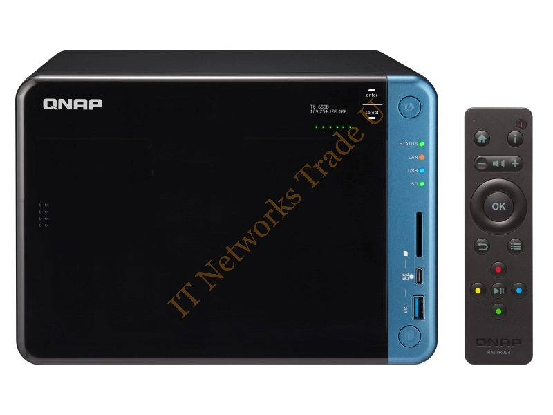 TS-653B-4G/72TB-IW - QNAP TS-653B NAS Tower Ethernet LAN Black NAS Servers