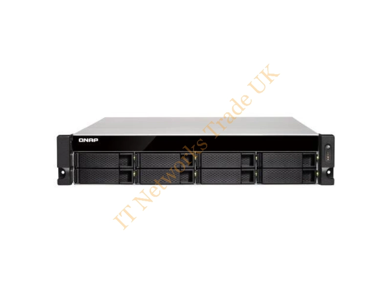 TS-853BU-RP-4G-US QNAP TS-853BU-RP-4G-US Intel -Apollo Lake J3455 1.5GHz/ 4GB DDR3L/ 4GbE/ 8SATA3/ USB3.0/ 8-Bay 2U Rackmount NAS Server for SMBs