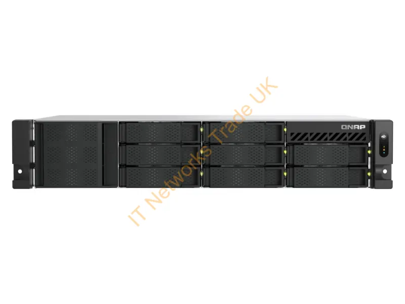 TS-855EU-RP-8G-US - Qnap Ts-855Eu-Rp-8G-Us Nas/Storage Server Rack (2U) Intel Atom C5125 8 Gb Ddr4 0 Tb Quts Hero Black