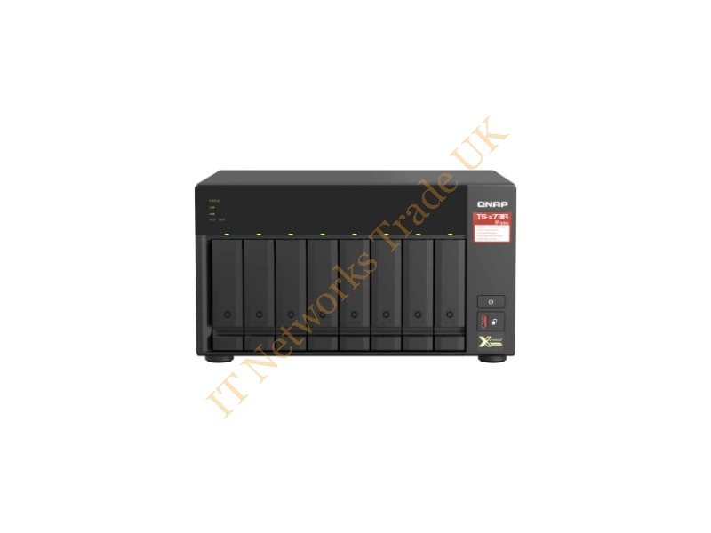 TS-873-8G-US QNAP TS-873-8G-US AMD R-Series RX-421ND 2.1GHz/ 8GB DDR4/ 4GbE/ 8SATA3/ USB3.0/ 8-Bay Tower NAS Server for SMB