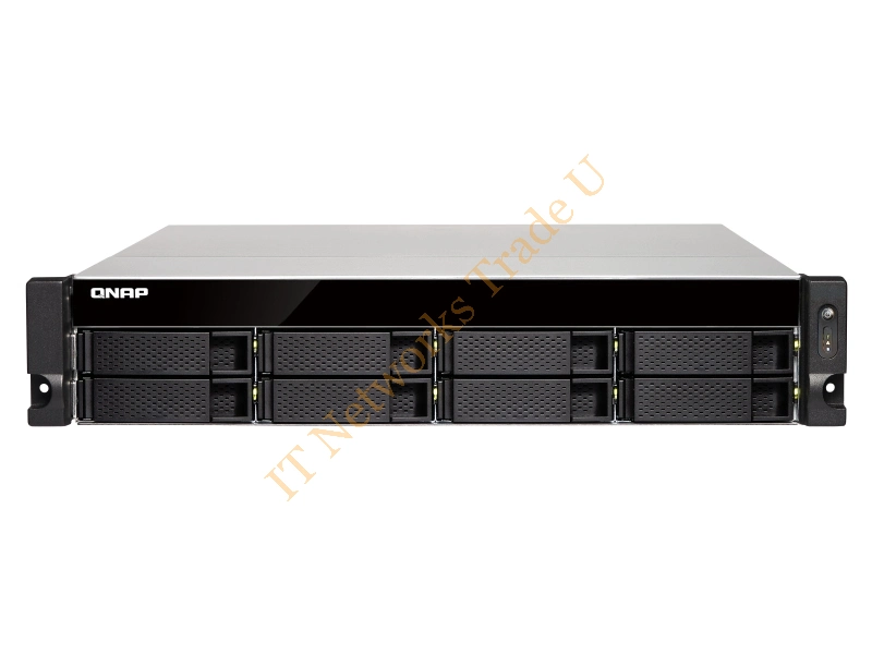 TS-873U-RP-8G/16TB-RED - QNAP TS-873U-RP NAS Rack (2U) Ethernet LAN Aluminium, Black NAS Servers