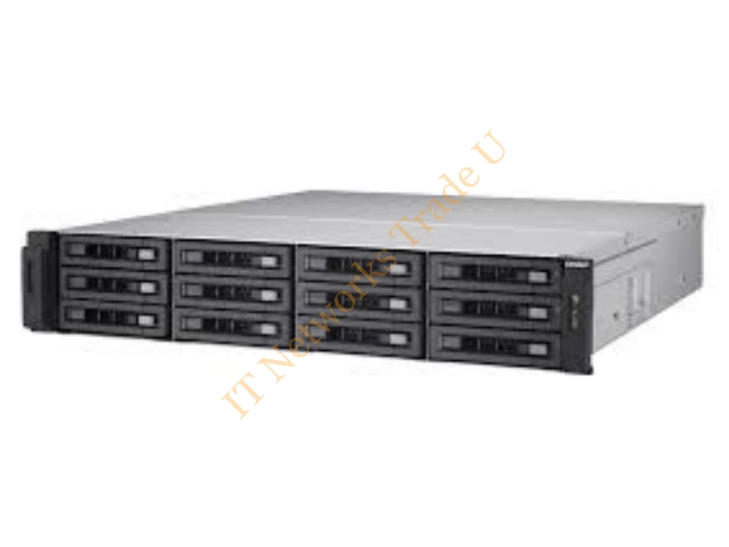 TS-EC1280U-E3-4GE-R2/120TB-REDP - QNAP TS-EC1280U R2 NAS Rack (2U) Ethernet LAN Aluminium, Black NAS Servers