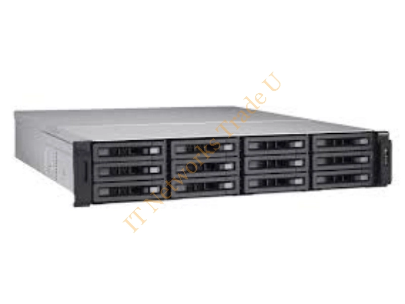 TS-EC1280U-E3-4GE-R2/24TB-REDPRO - QNAP TS-EC1280U R2 NAS Rack (2U) Ethernet LAN Aluminium, Black NAS Servers
