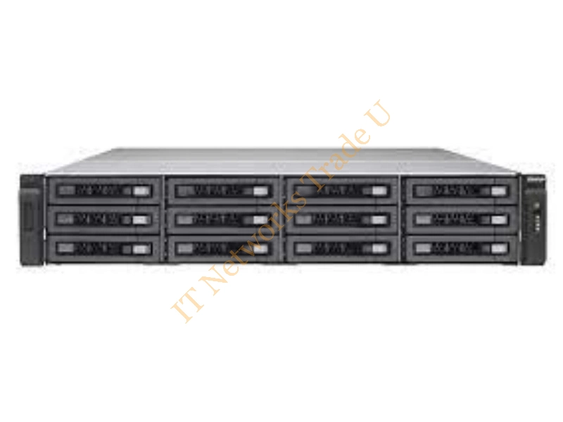TS-EC1280U-E3-4GE-R2/48TB-GOLD - QNAP TS-EC1280U R2 NAS Rack (2U) Ethernet LAN Aluminium, Black NAS Servers