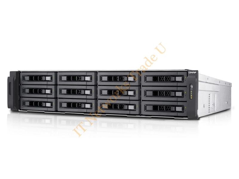 TS-EC1280U-E3-4GE-R2 - QNAP TS-EC1280U R2 NAS Rack (2U) Ethernet LAN Black NAS Servers