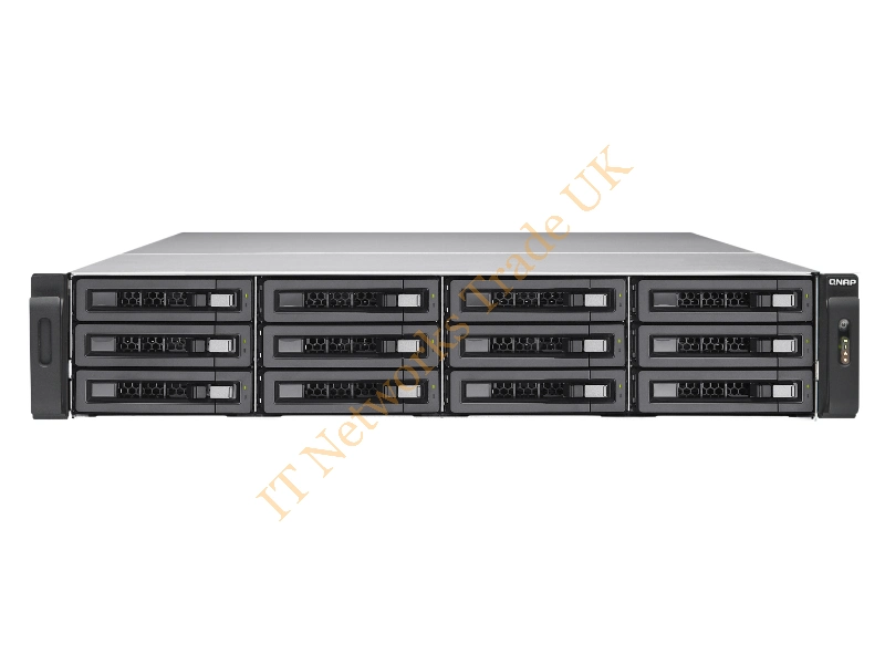 TS-EC1280U-I3-8G-R2-US QNAP TS-EC1280U-I3-8G-R2-US Intel -i3-4150 3.5GHz/ 8GB RAM/ 6GbE/ 12SATA3/ USB3.0/ 12-Bay 2U Rackmount NAS Server for Enterprise