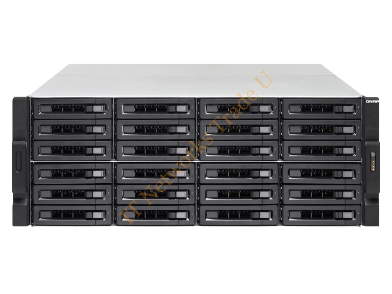 TS-EC2480U-E3-4GE-R2/240TB-GOLD - QNAP TS-EC2480U R2 NAS Rack (4U) Ethernet LAN Aluminium, Black NAS Servers