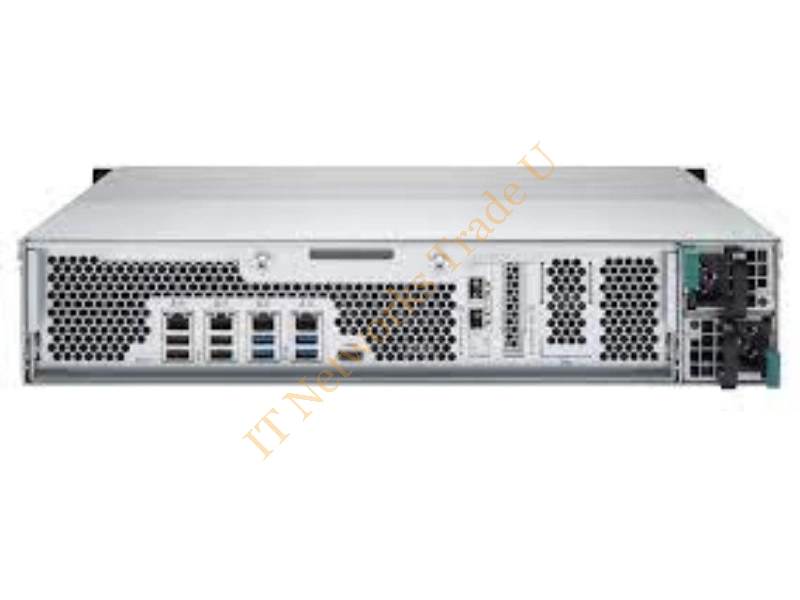 TS-EC880U-E3-4GE-R2/32TB-GOLD - QNAP TS-EC880U R2 NAS Rack (2U) Ethernet LAN Aluminium, Black NAS Servers