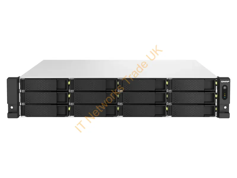 TS-H1887XU-RP-E2336-32G - Qnap Ts-H1887Xu-Rp Nas Rack (2U) Intel Xeon E E-2336 32 Gb Ddr4 0 Tb Quts Hero Black, White