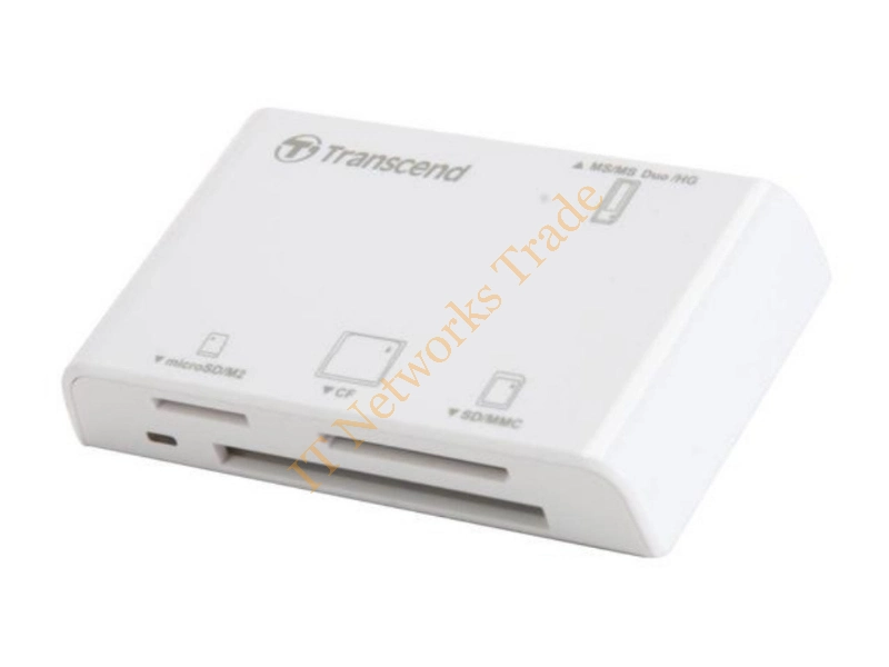 TS-RDP8W Transcend All-in-1 Multi Card Reader CompactFlash Type I CompactFlash Type II Microdrive Secure Digital (SD) Card miniSD Card miniSD