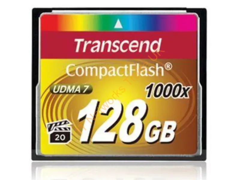 TS128GCF1000 Transcend 128GB Ultimate CompactFlash (CF) Memory Card
