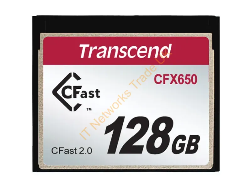 TS128GCFX650 Transcend 128GB MLC CFast 2.0 SATA 6Gbps Turbo Flash Memory Card