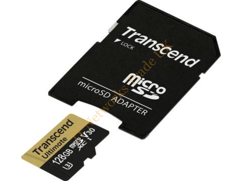 TS128GUSDU3M Transcend Ultimate 128GB Class 10 microSDXC UHS-I (U3) Flash Memory Card