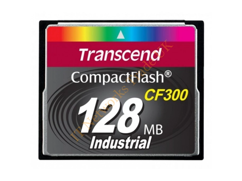 TS128MCF300 Transcend 128MB 300x CompactFlash (CF) Memory Card