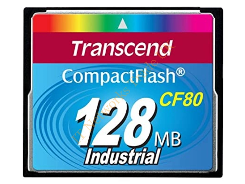 TS128MCF80 Transcend 128MB 80x CompactFlash (CF) Memory Card