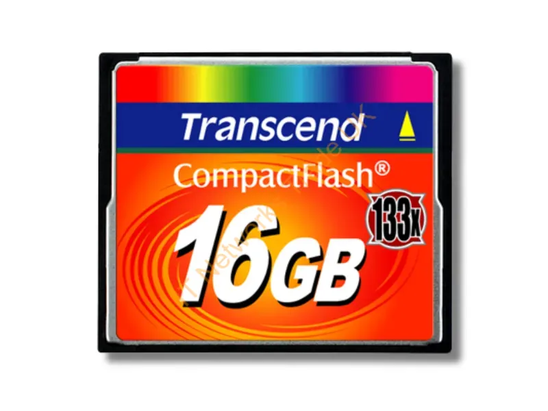 TS16GCF133 Transcend 16GB 133x CompactFlash (CF) Memory Card