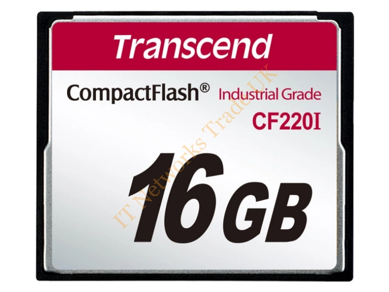 TS16GCF220I Transcend 16GB Industrial Grade CompactFlash (CF) Memory Card