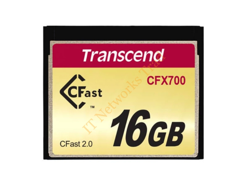 TS16GCFX700 Transcend CFX700 16GB Single-Level Cell (SLC) SATA 3Gb/s CFast 2.0 Solid State Drive SSD Storage