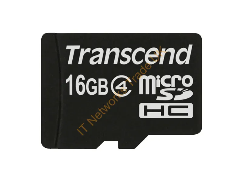 TS16GUSDC4 Transcend 16GB Class 4 microSDHC Flash Memory Card