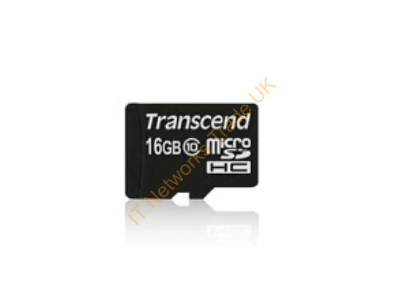 TS16GUSDCU1 Transcend Premium 16GB 300x microSDHC UHS-I Flash Memory Card