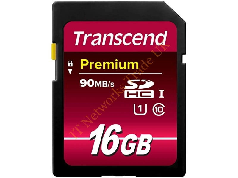 TS16GUSDU1-B2 Transcend 16GB Class 10 microSDHC UHS-I Flash Memory Card