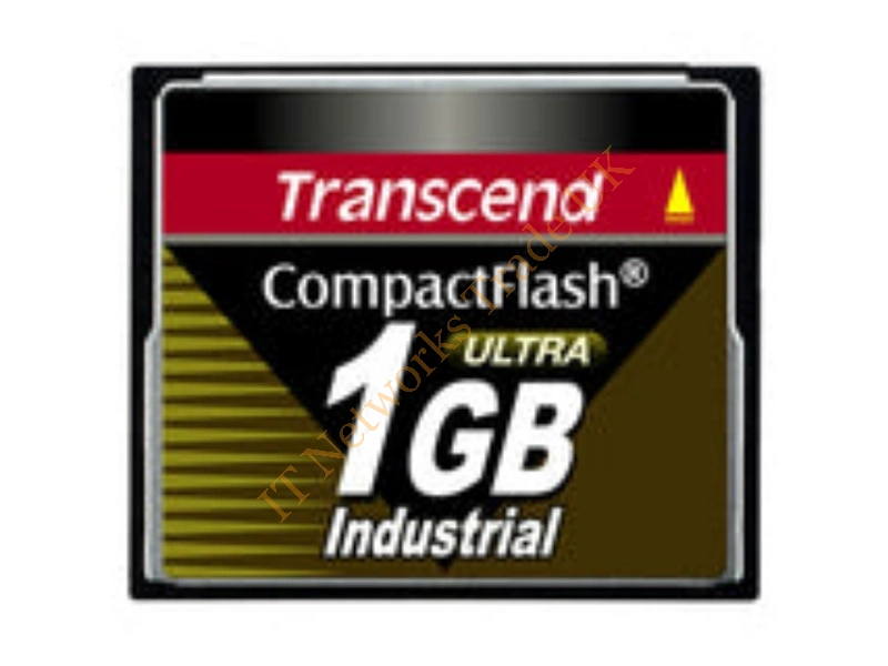 TS1GCF100I-P Transcend 1GB 100x Hi-Speed CompactFlash (CF) Memory Card