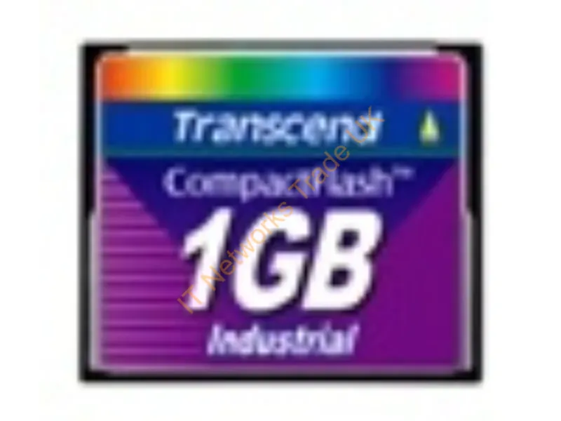 TS1GCF100I Transcend 1GB 100x Industrial Compact Flash (CF) Memory Card