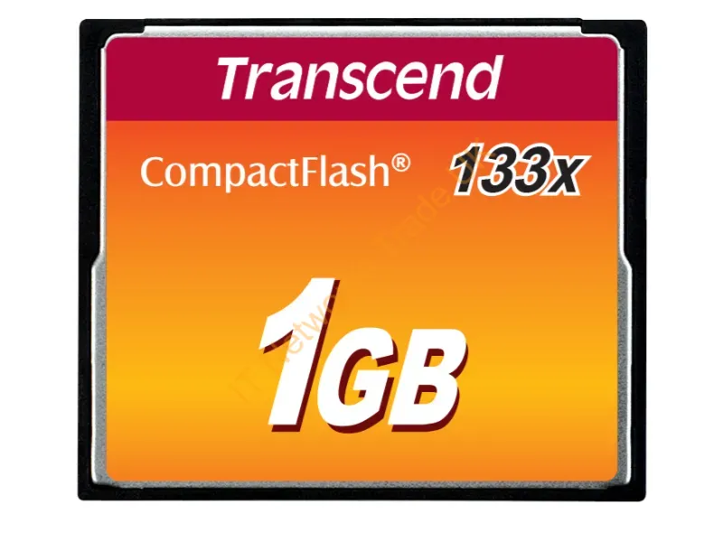 TS1GCF133 Transcend 1GB 133x CompactFlash (CF) Memory Card