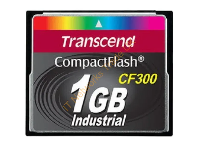 TS1GCF300 Transcend 1GB 300x CompactFlash (CF) Memory Card Memory Speed