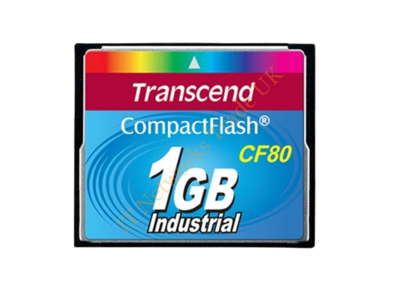 TS1GCF80-NF Transcend 1GB 80x Compact Flash (CF) Memory Card