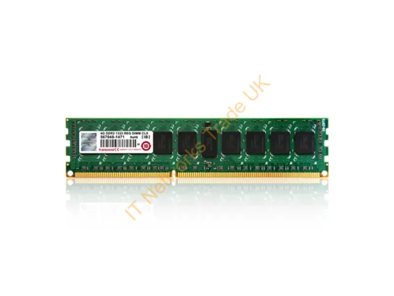 TS1GKR72V6HL - Transcend 8Gb 240-Pin Long-Dimm Ddr3-1600 Ecc Memory Module 2 X 8 Gb 240-Pin Dimm