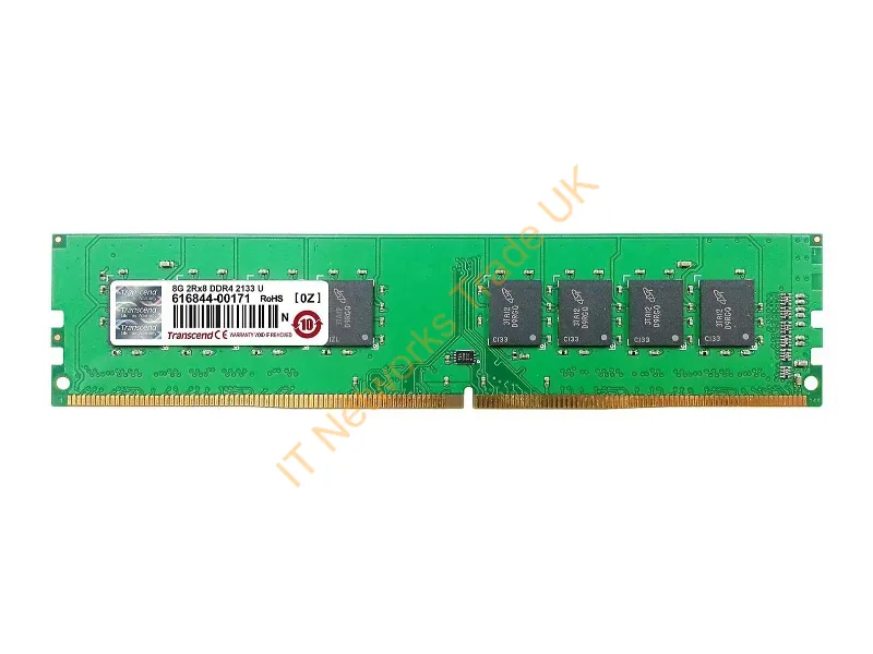 TS1GLH64V1H Transcend 8GB DDR4-2133MHz PC4-17000 non-ECC Unbuffered CL15 288-Pin DIMM 1.2V Dual Rank Memory Module Desktop Memory