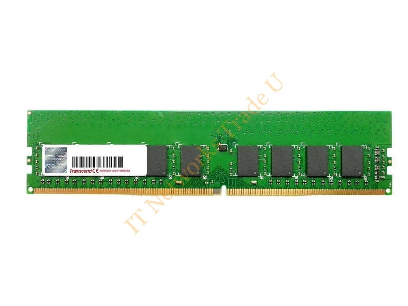 TS1GLH72V1B Transcend 8GB DDR4-2133MHz PC4-17000 ECC Unbuffered CL15 288-Pin DIMM 1.2V Single Rank Memory Module Server Memory