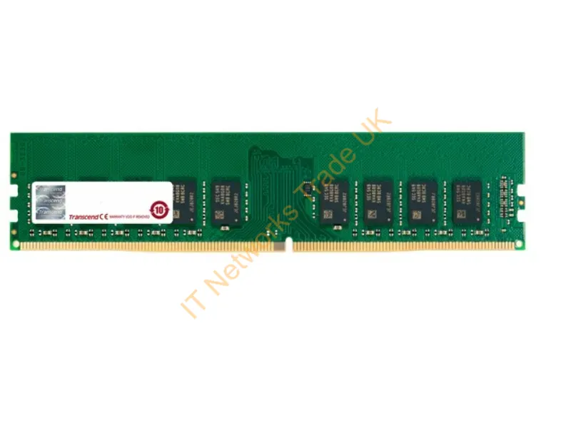 TS1GLH72V4B Transcend 8GB DDR4-2400MHz PC4-19200 ECC Unbuffered CL17 288-Pin DIMM 1.2V Single Rank Memory Module Server Memory