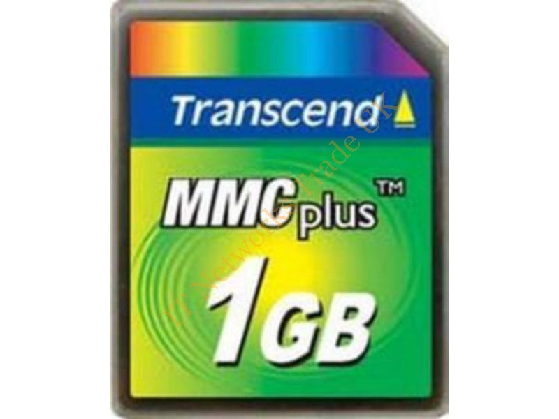 TS1GMMC4 Transcend 1GB Multi-Media Plus Flash Memory Card