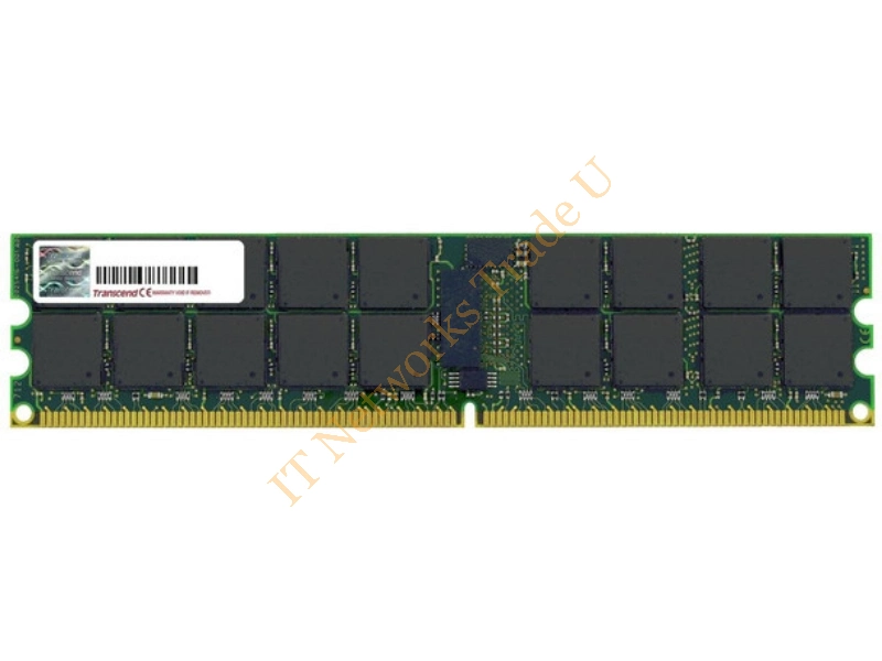 TS1GNE194 Transcend 1GB Kit (2 X 512MB) DDR-333MHz PC2700 ECC Registered CL2.5 184-Pin DIMM Memory Server Memory