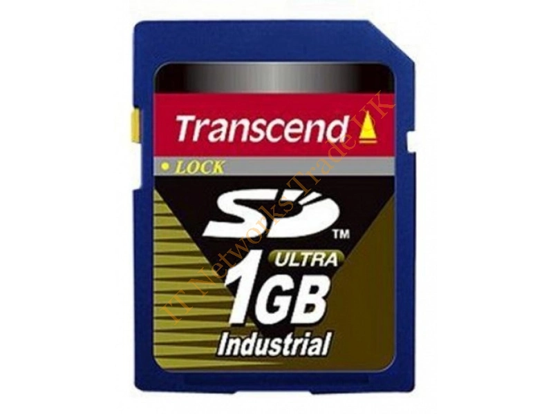TS1GSD80I Transcend 1GB 80x Industrial SD Flash Memory Card