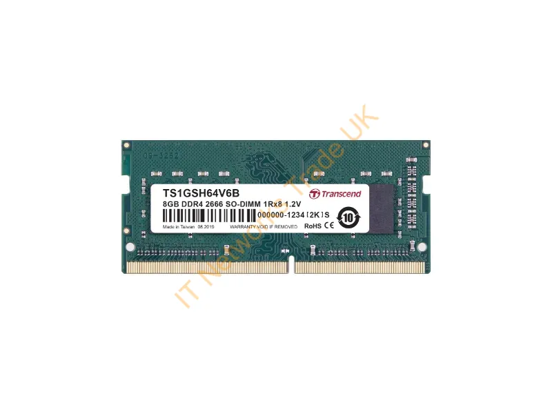 TS1GSH64V6B - Transcend Ts1Gsh64V6B Memory Module 8 Gb 1 X 8 Gb Ddr4 2666 Mhz