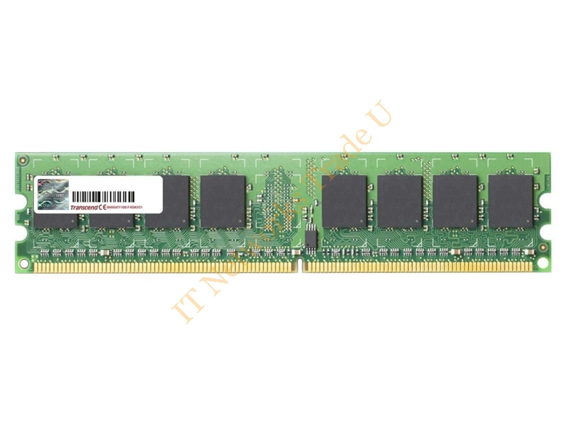 TS1GSI810 Transcend 1GB Kit (2 X 512MB) DDR-333MHz PC2700 ECC Registered CL2.5 184-Pin DIMM Memory Server Memory