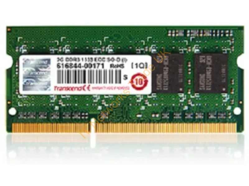 TS1GSK72V3H-I - Transcend 8Gb Pc3-10600 Memory Module 1 X 8 Gb Ddr3 204-Pin So-Dimm Ecc