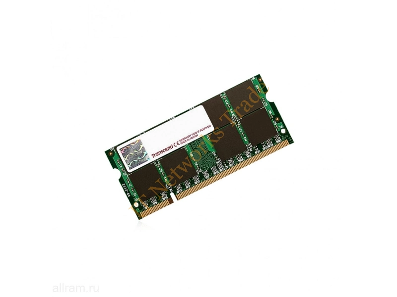 TS1GSYRZ73 Transcend 1GB DDR-400MHz PC3200 non-ECC Unbuffered CL3 184-Pin DIMM Dual Rank Memory Module Desktop Memory