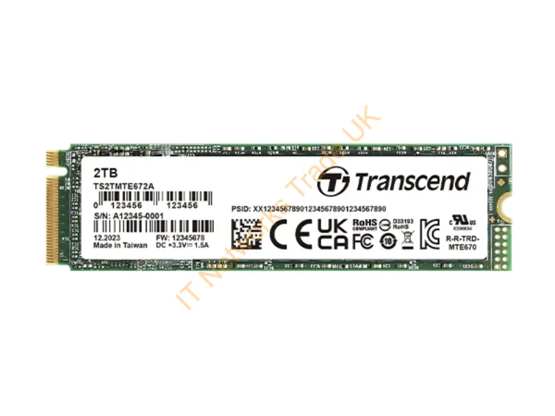 TS1TMTE672A - Transcend Mte672A 1 Tb M.2 Pci Express 3.1 Nvme 3D Nand