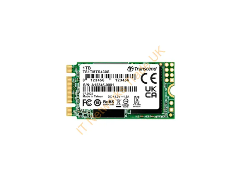 TS1TMTS430S - Transcend 430S 1 Tb M.2 Serial Ata Iii 3D Nand