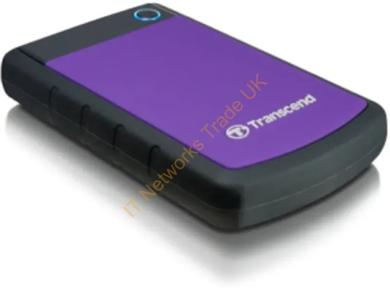 TS1TSJ25H3P - Transcend Storejet Ts1Tsj25H3P External Hard Drive 1 Tb 5400 Rpm 2.5" Micro-Usb B 3.2 Gen 1 (3.1 Gen 1) Black, Purple