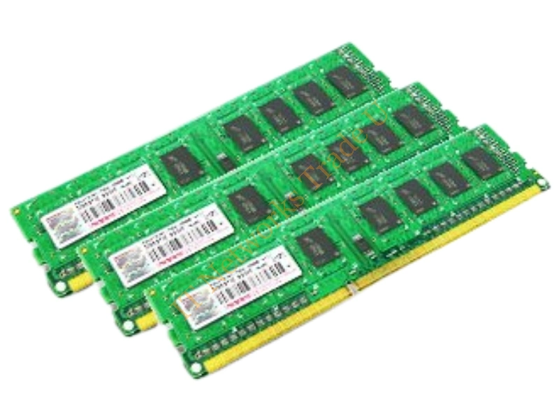 TS24GHP0664 Transcend 24GB Kit (3 X 8GB) DDR3-1066MHz PC3-8500 ECC Registered CL7 240-Pin DIMM Quad Rank Memory Server Memory