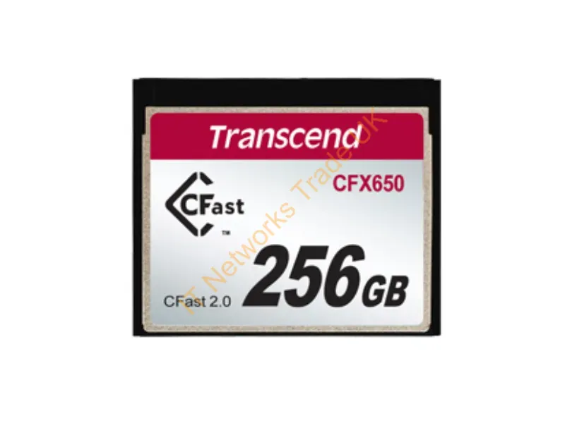 TS256GCFX650 Transcend 256GB MLC CFast 2.0 SATA 6Gbps Turbo Flash Memory Card
