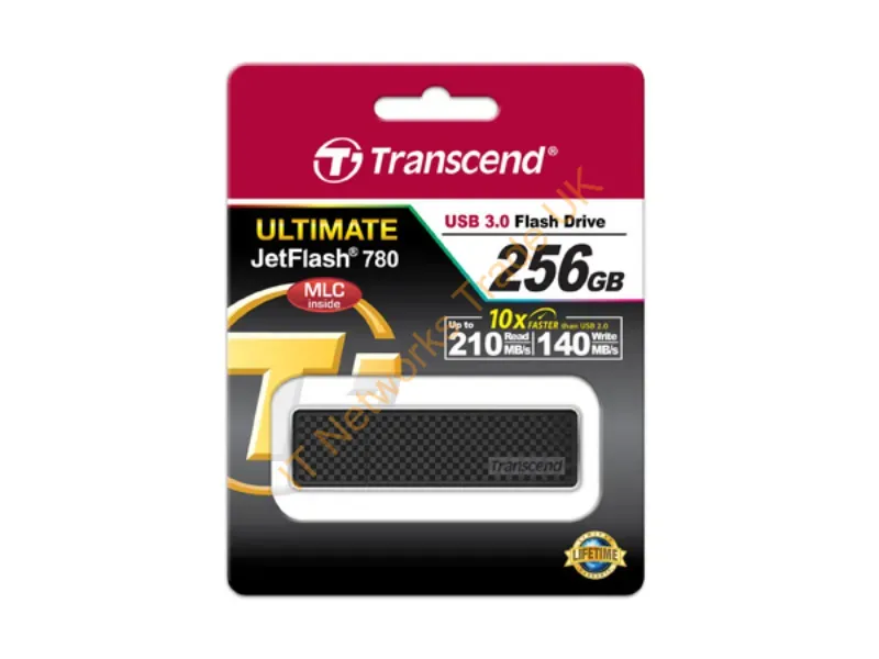 TS256GJF780 - Transcend Jetflash 780 256Gb Usb Flash Drive Usb Type-A 3.2 Gen 1 (3.1 Gen 1) Black